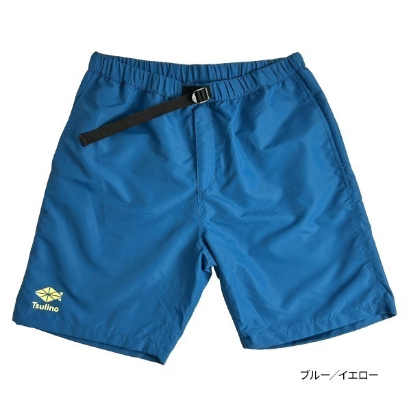 サマーショーツ【2025Model/撥水ショートパンツ】(ブルー／イエロー-3L)